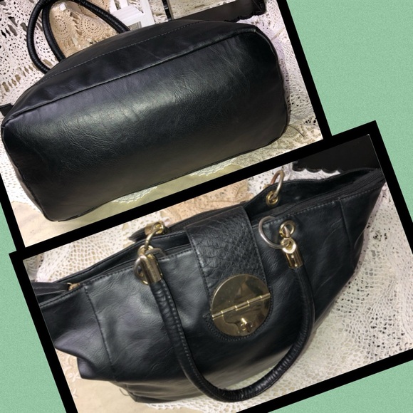 Apt 9 Kohls Manmade Materials Shoulder Tote  Bag - Picture 4 of 8